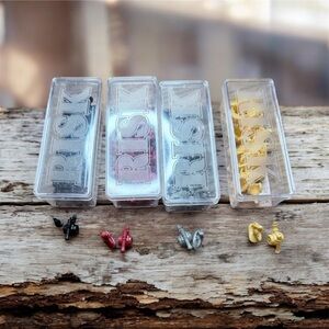 RISK Game Replacement Pieces Set - Black, Red, Silver, Gold